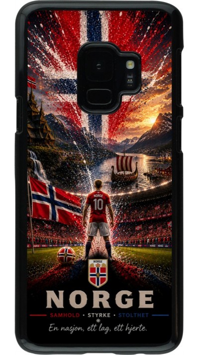 Samsung Galaxy S9 Case Hülle - Fussball Norwegen splash 2026