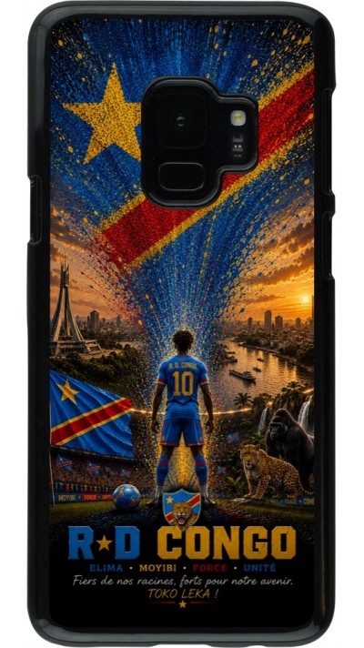 Samsung Galaxy S9 Case Hülle - Fussball Demokratische Republik Kongo splash 2026