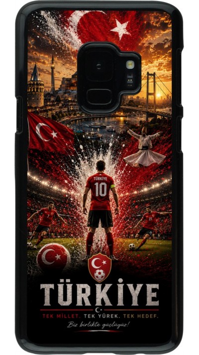 Samsung Galaxy S9 Case Hülle - Fussball Türkei splash 2026