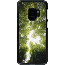 Samsung Galaxy S9 Case Hülle - Spring 23 forest blue sky