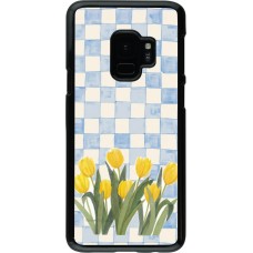 Samsung Galaxy S9 Case Hülle - Blue vichy tulips 2026