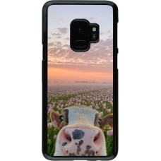 Samsung Galaxy S9 Case Hülle - Cow with tulips 2026