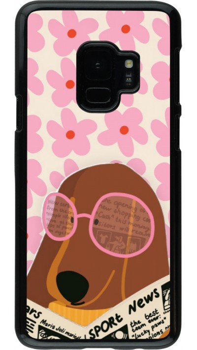 Samsung Galaxy S9 Case Hülle - Dog with newspaper 2026