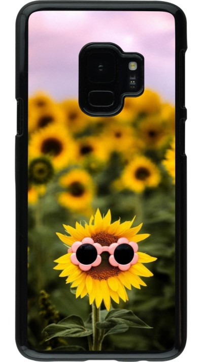 Samsung Galaxy S9 Case Hülle - Sunflower with glasses 2026