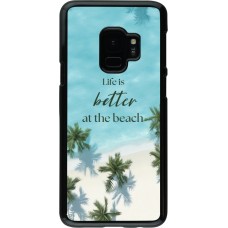 Samsung Galaxy S9 Case Hülle - Summer 2025 Life is better at the beach
