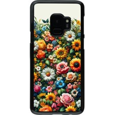 Samsung Galaxy S9 Case Hülle - Sommer Blumenmuster