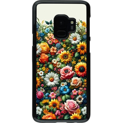 Samsung Galaxy S9 Case Hülle - Sommer Blumenmuster