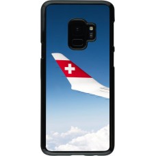 Samsung Galaxy S9 Case Hülle -  Schweizer Nationalfeiertag Sky Swiss Flag