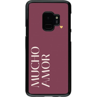 Samsung Galaxy S9 Case Hülle - Valentine 2024 mucho amor rosado