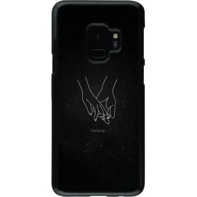Samsung Galaxy S9 Case Hülle - Valentine 2023 hands forever