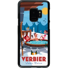 Samsung Galaxy S9 Case Hülle - Verbier Mountain Jacuzzi