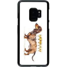 Samsung Galaxy S9 Case Hülle - Wine Teckel
