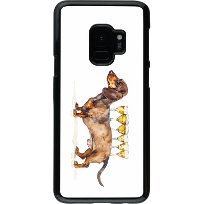 Samsung Galaxy S9 Case Hülle - Wine Teckel