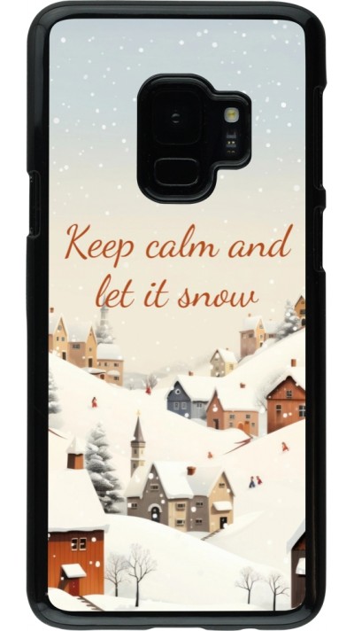 Samsung Galaxy S9 Case Hülle - Winter 25 Winter Keep calm and let it snow
