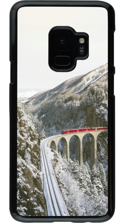 Samsung Galaxy S9 Case Hülle - Winter 25 Winter polar express