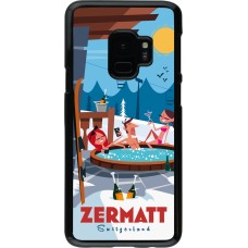 Samsung Galaxy S9 Case Hülle - Zermatt Mountain Jacuzzi