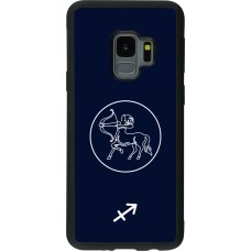 Samsung Galaxy S9 Case Hülle - Silikon schwarz Astrologie Schütze