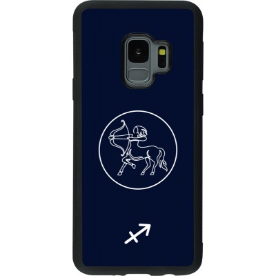 Samsung Galaxy S9 Case Hülle - Silikon schwarz Astrologie Schütze