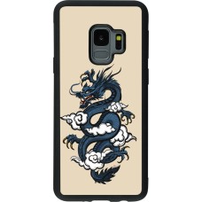 Samsung Galaxy S9 Case Hülle - Silikon schwarz Blue Dragon Tattoo