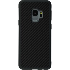 Hülle Samsung Galaxy S9 - Silikon schwarz Carbon Basic