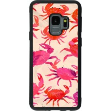 Samsung Galaxy S9 Case Hülle - Silikon schwarz Crabs Paint
