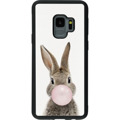 Samsung Galaxy S9 Case Hülle - Silikon schwarz Easter 2023 bubble gum bunny