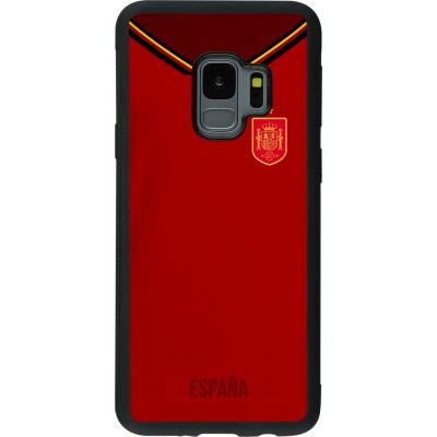 Samsung Galaxy S9 Case Hülle - Silikon schwarz Spanien 2022 personalisierbares Fußballtrikot