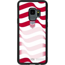 Samsung Galaxy S9 Case Hülle - Silikon schwarz Vereinigten Staaten 2026 personalisierbares Fussballtrikot