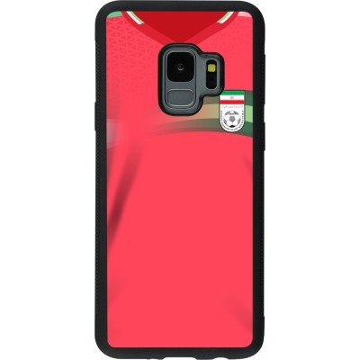 Samsung Galaxy S9 Case Hülle - Silikon schwarz Iran 2022 personalisierbares Fussballtrikot