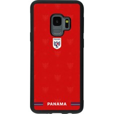 Coque Samsung Galaxy S9 - Silicone rigide noir Maillot de football Panama 2026 personnalisable