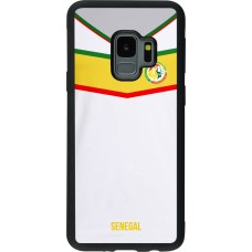 Samsung Galaxy S9 Case Hülle - Silikon schwarz Senegal 2022 personalisierbares Fußballtrikot