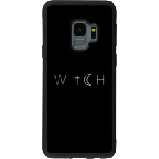Samsung Galaxy S9 Case Hülle - Silikon schwarz Halloween 22 witch word