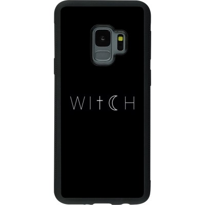 Samsung Galaxy S9 Case Hülle - Silikon schwarz Halloween 22 witch word