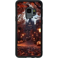 Samsung Galaxy S9 Case Hülle - Silikon schwarz Halloween 2025 Haunted house