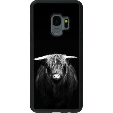 Samsung Galaxy S9 Case Hülle - Silikon schwarz Highland calf black