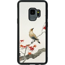 Samsung Galaxy S9 Case Hülle - Silikon schwarz Japanese Bird