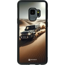 Samsung Galaxy S9 Case Hülle - Silikon schwarz Mercedes G Drift Wueste
