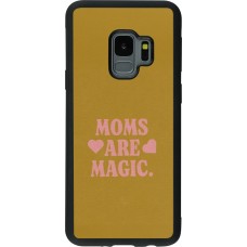 Samsung Galaxy S9 Case Hülle - Silikon schwarz Mom 2026 Are Magic