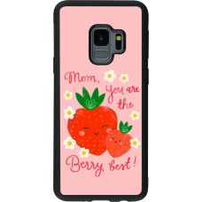 Samsung Galaxy S9 Case Hülle - Silikon schwarz Mom 2026 Berry best
