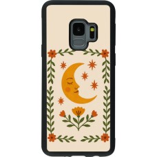 Samsung Galaxy S9 Case Hülle - Silikon schwarz Half moon stamp 2026