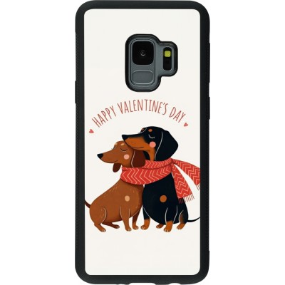 Samsung Galaxy S9 Case Hülle - Silikon schwarz Saint Valentines Day 26 Happy Valentine