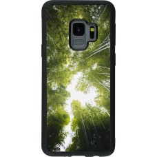 Samsung Galaxy S9 Case Hülle - Silikon schwarz Spring 23 forest blue sky