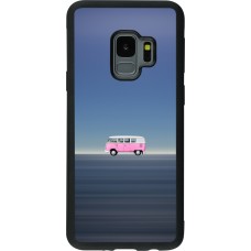 Samsung Galaxy S9 Case Hülle - Silikon schwarz Spring 23 pink bus
