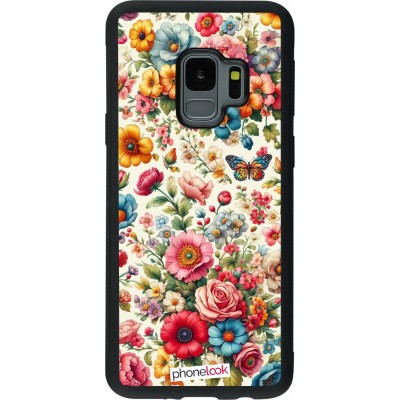 Samsung Galaxy S9 Case Hülle - Silikon schwarz Spring 25 fruehling bluetend