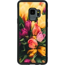 Samsung Galaxy S9 Case Hülle - Silikon schwarz Bouquet of tulips 2026