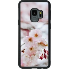 Coque Samsung Galaxy S9 - Silicone rigide noir Cherry tree 2026