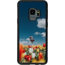 Samsung Galaxy S9 Case Hülle - Silikon schwarz Hot air balloon 2026