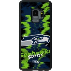 Samsung Galaxy S9 Case Hülle - Silikon schwarz Super Bowl 26 Seattle 2