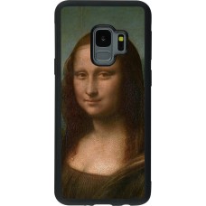 Samsung Galaxy S9 Case Hülle - Silikon schwarz Kunstbild - Mona Lisa - Leonardo de Vinci