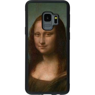 Samsung Galaxy S9 Case Hülle - Silikon schwarz Kunstbild - Mona Lisa - Leonardo de Vinci